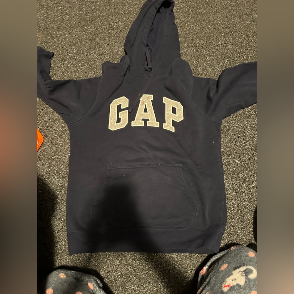 Navy blue gap hoodie